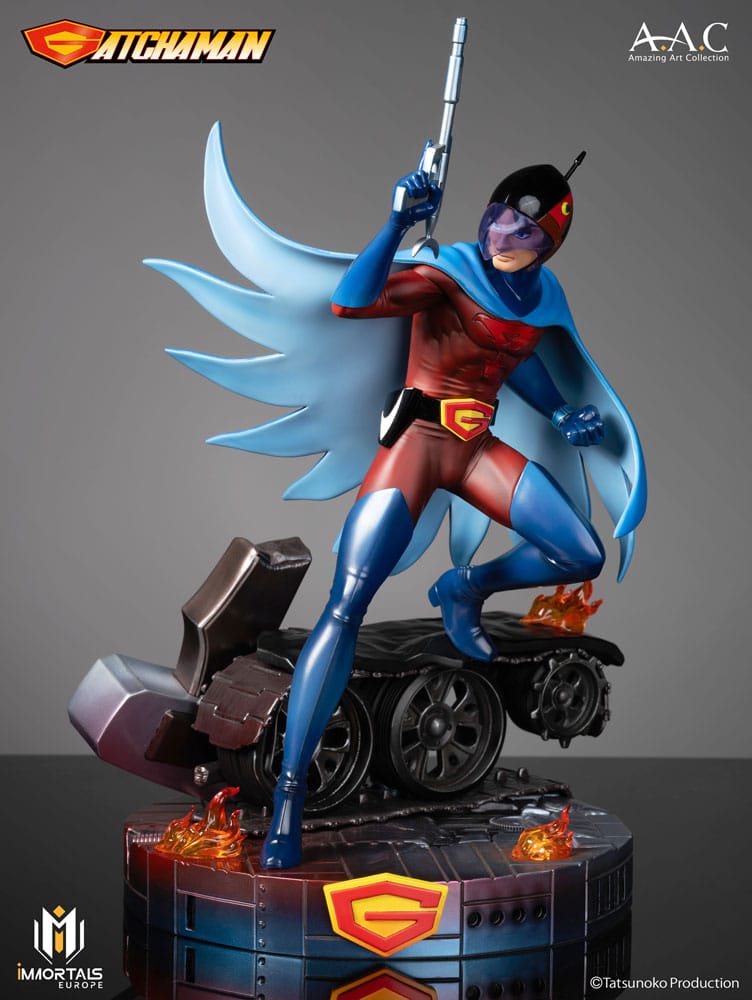 Gatchaman Amazing Art Collection Statua Joe il Condor, Esperto di Tiro 34 cm