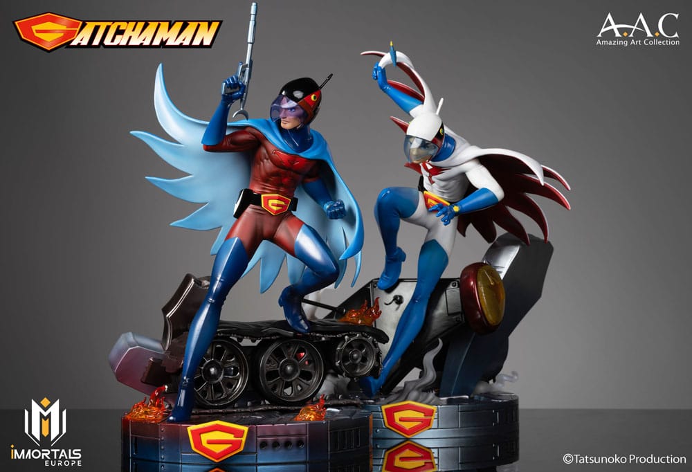 Gatchaman Amazing Art Collection Statua Joe il Condor, Esperto di Tiro 34 cm