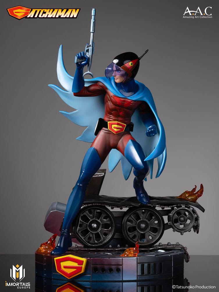 Gatchaman Amazing Art Collection Statua Joe il Condor, Esperto di Tiro 34 cm