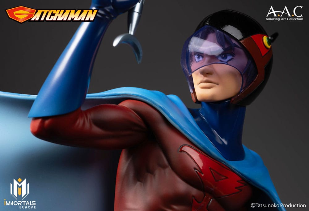 Gatchaman Amazing Art Collection Statua Joe il Condor, Esperto di Tiro 34 cm