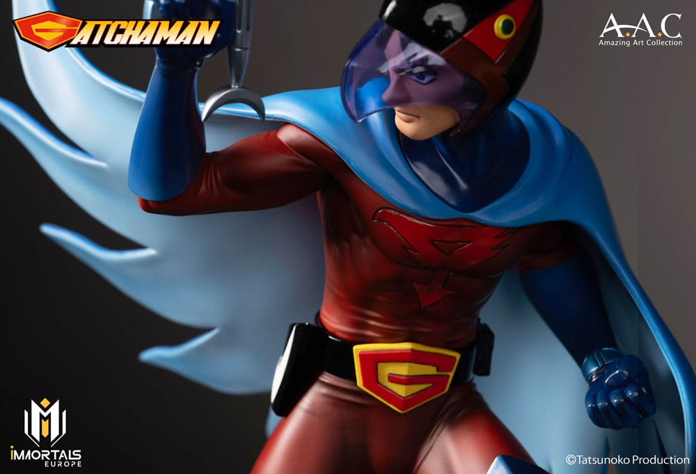 Gatchaman Amazing Art Collection Statua Joe il Condor, Esperto di Tiro 34 cm