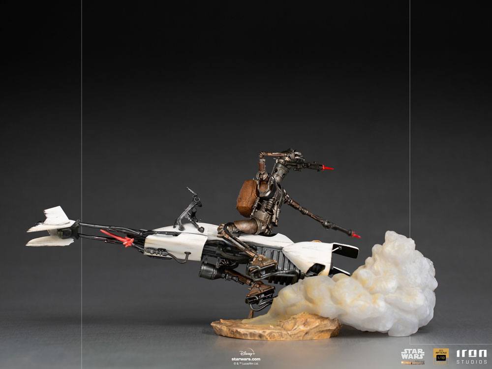 Star Wars The Mandalorian Deluxe Art Scale Statue 1/10 IG-11 &amp; The Child 20 cm