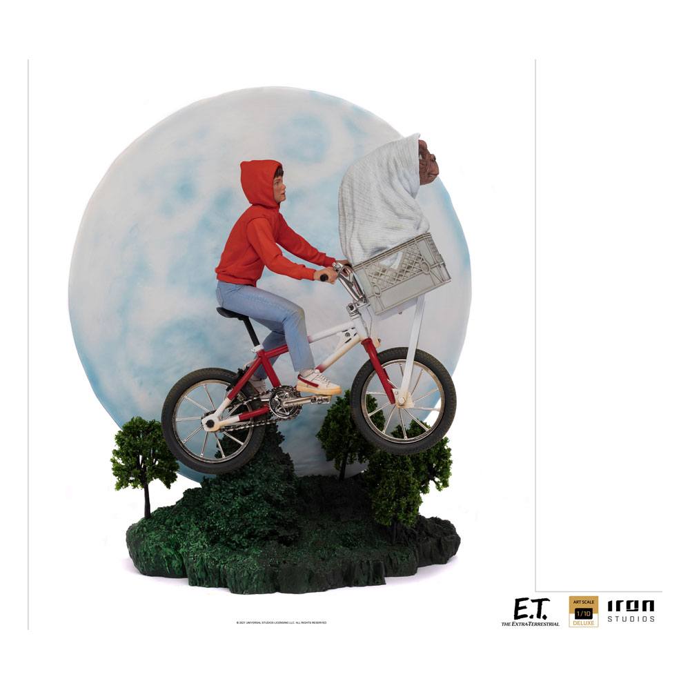 ET the Extra-Terrestrial Deluxe Art Scale Statue 1/10 ET &amp; Elliot 27 cm