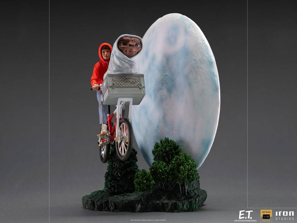 ET the Extra-Terrestrial Deluxe Art Scale Statue 1/10 ET &amp; Elliot 27 cm
