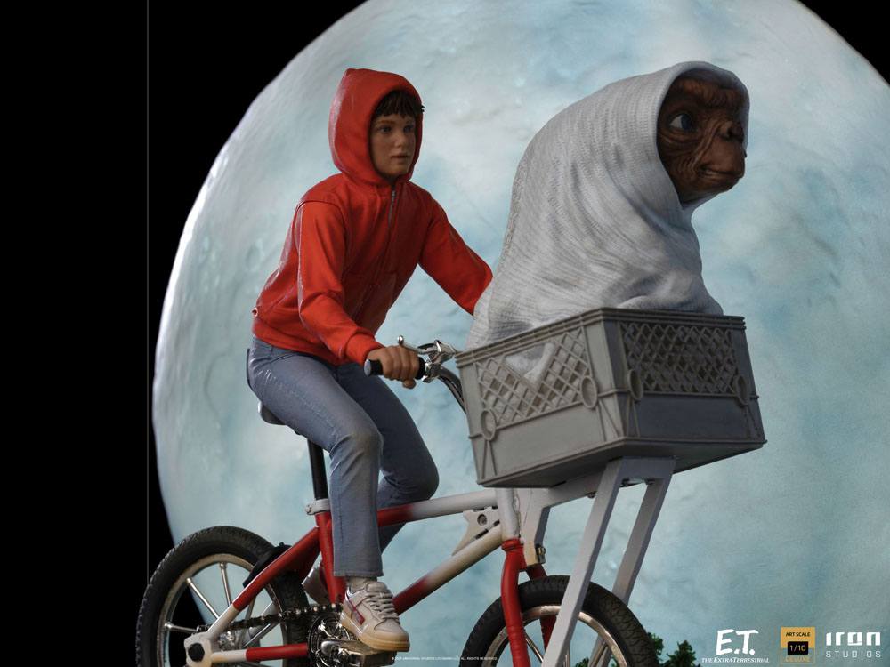 ET the Extra-Terrestrial Deluxe Art Scale Statue 1/10 ET &amp; Elliot 27 cm
