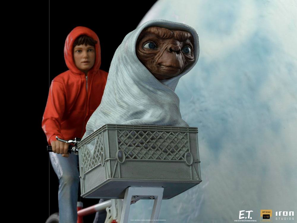 E.T. the Extra-Terrestrial Deluxe Art Scale Statue 1/10 E.T. & Elliot 27 cm