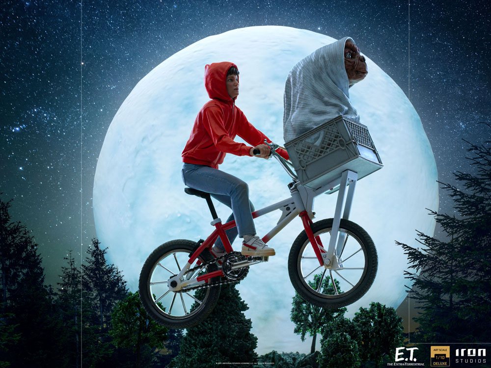 E.T. the Extra-Terrestrial Deluxe Art Scale Statue 1/10 E.T. & Elliot 27 cm