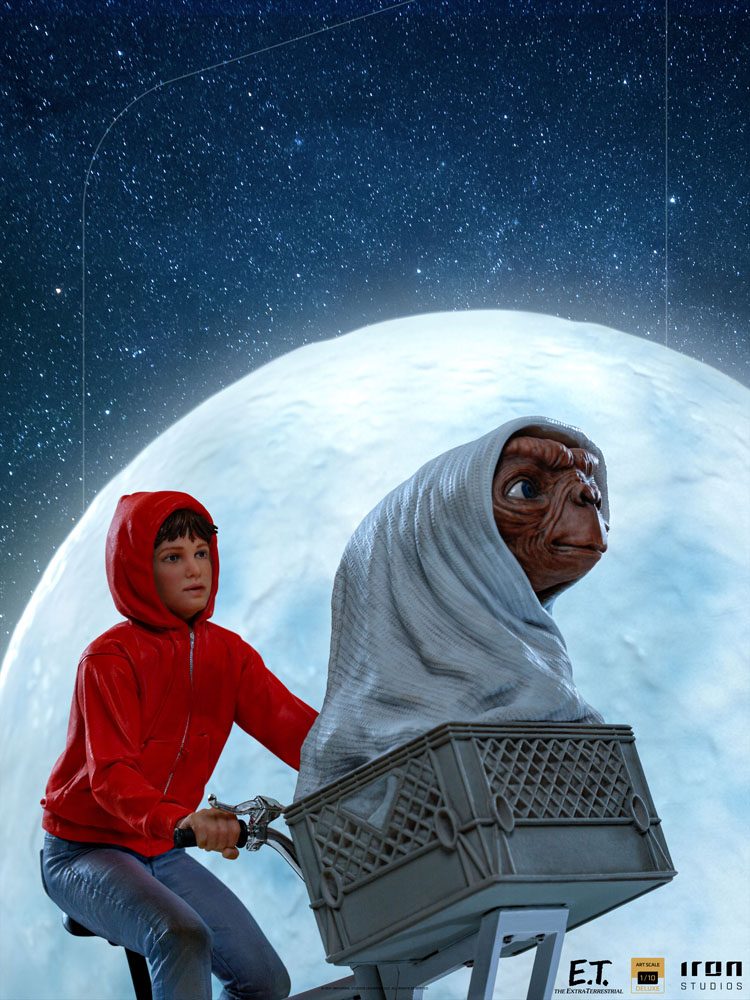 E.T. the Extra-Terrestrial Deluxe Art Scale Statue 1/10 E.T. & Elliot 27 cm