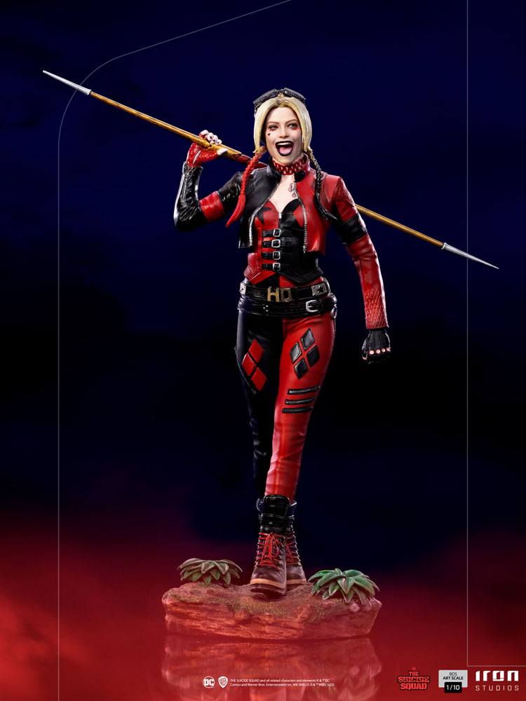 Statua in scala artistica BDS di The Suicide Squad 1/10 Harley Quinn 21 cm