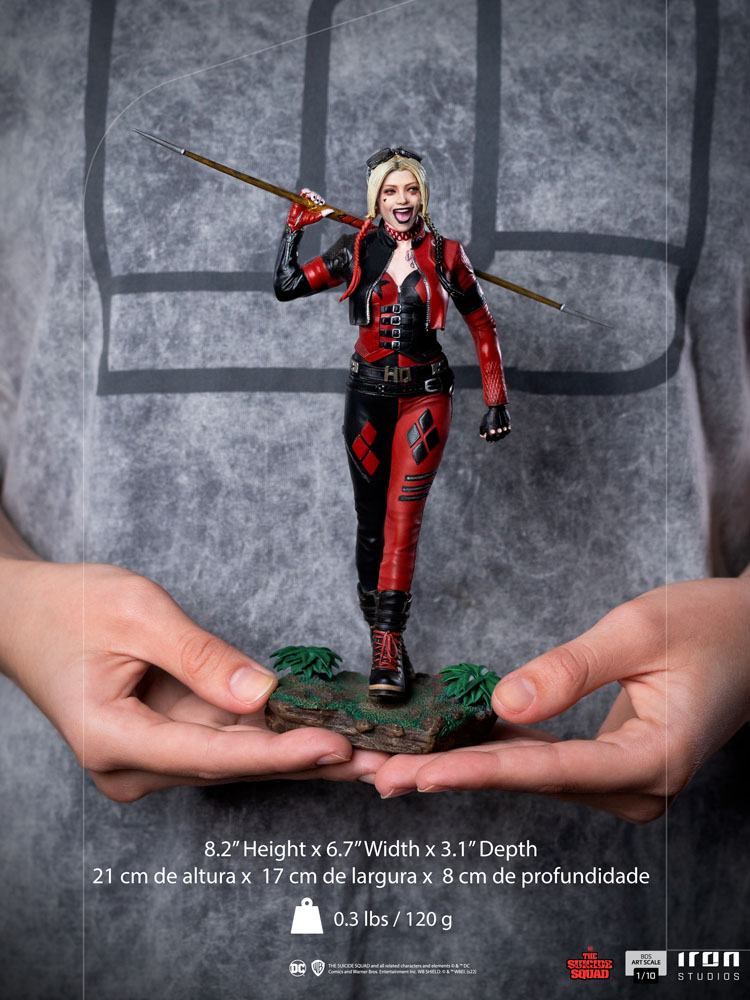 Statua in scala artistica BDS di The Suicide Squad 1/10 Harley Quinn 21 cm