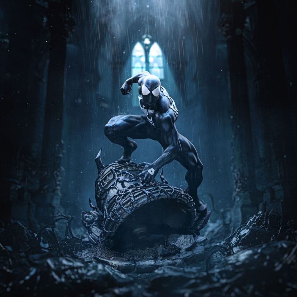 Marvel BDS Art Scale Statue 1/10 Spider-Man Black Costume 20 cm