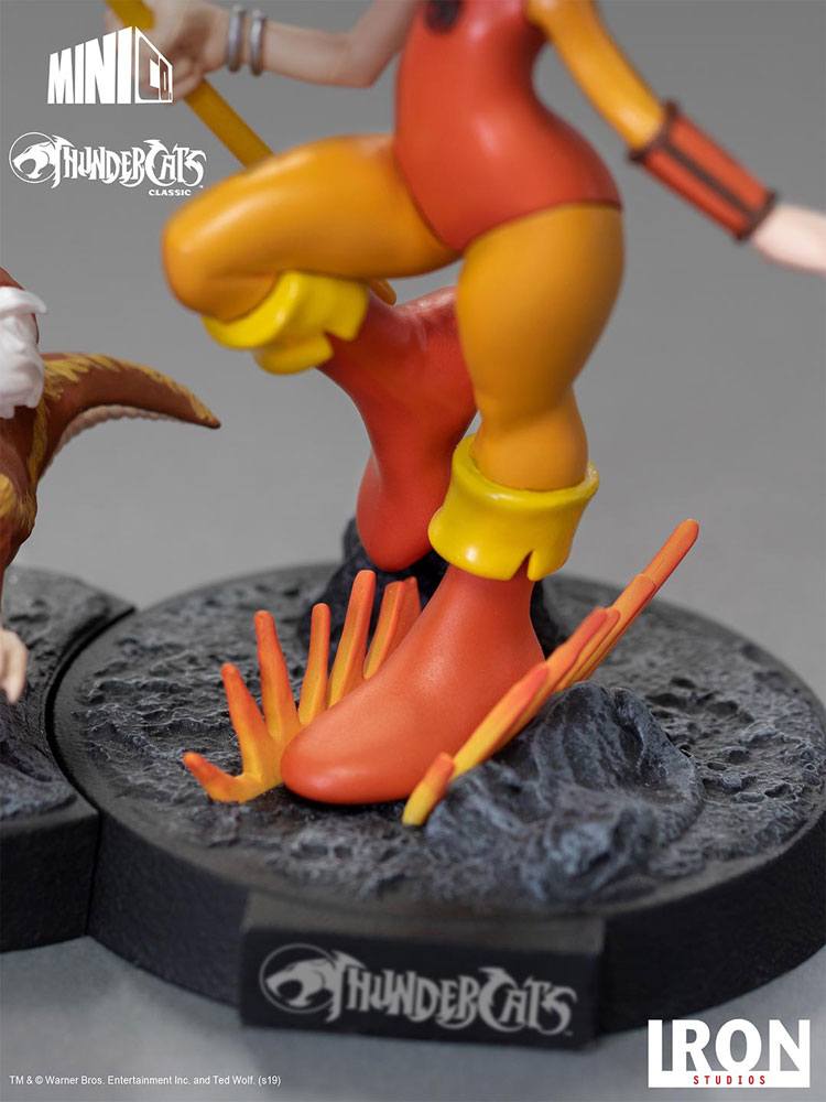 Thundercats Mini Co. PVC Figure Cheetara & Snarf 13 cm