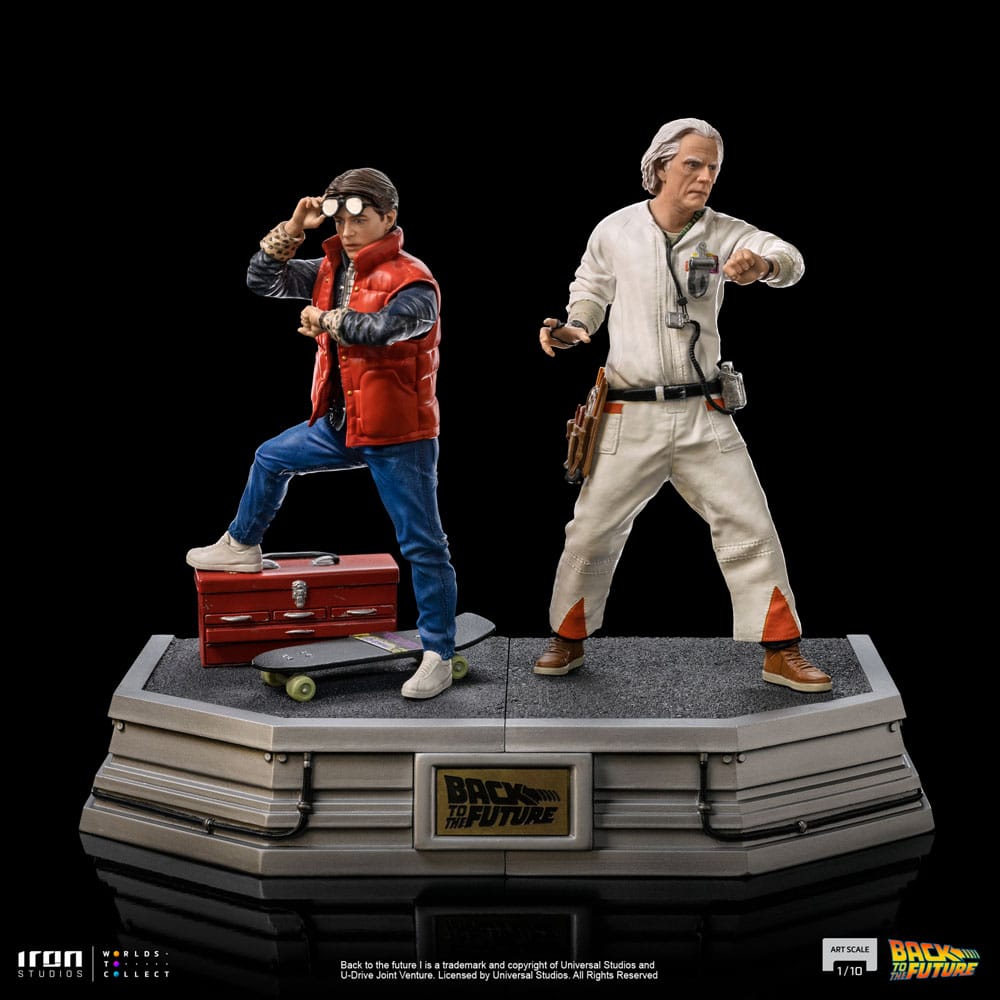 Back to the Future Art Scale Statue 1/10 Doc Brown 22cm