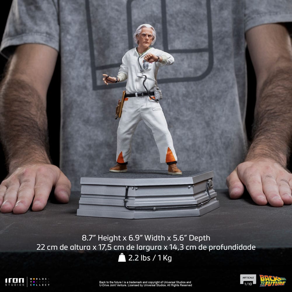 Back to the Future Art Scale Statue 1/10 Doc Brown 22 cm