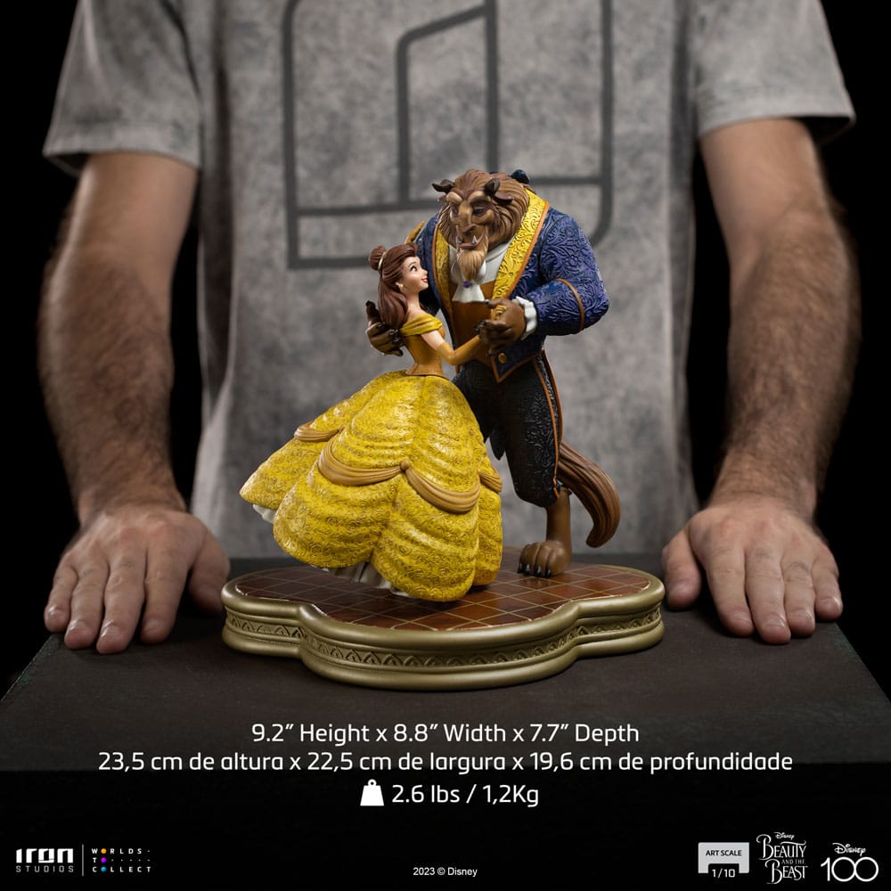 Disney 1/10 Beauty and the Beast Art Scale Statue 29cm