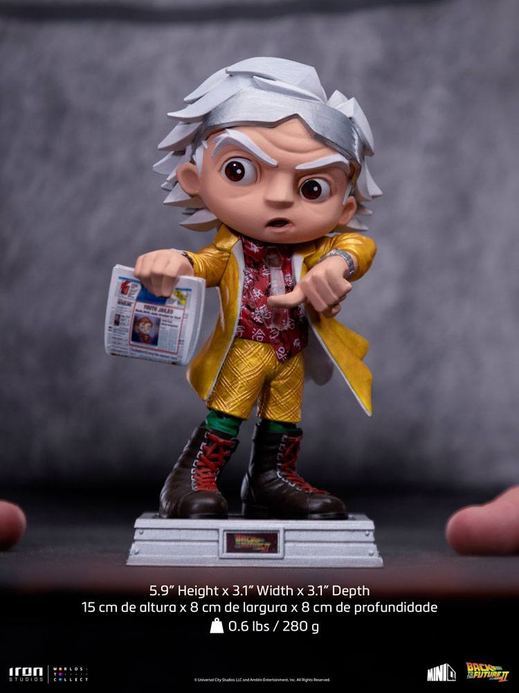 Back to the Future II Mini Co. PVC Figure Doc Brown 15 cm