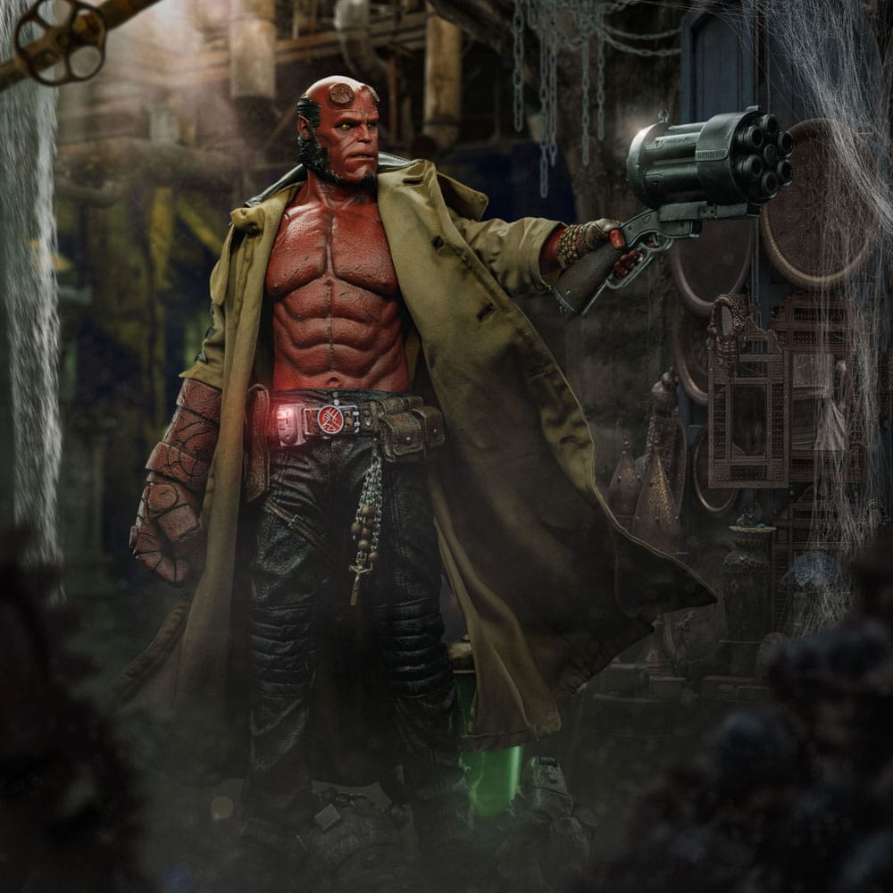Hellboy Deluxe Art Scale Statue 1/4 Hellboy cm