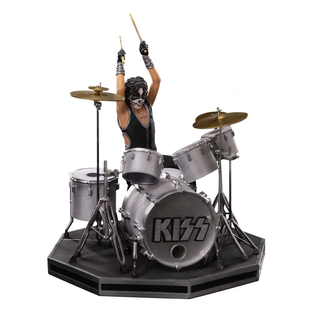 Kiss Art Scale Statue 1/10 Peter Criss Limited Edition 22 cm
