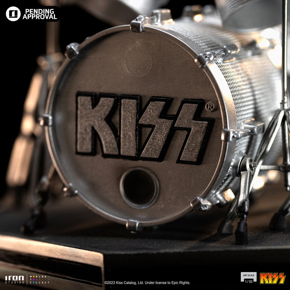 Kiss Art Scale Statue 1/10 Peter Criss Limited Edition 22 cm