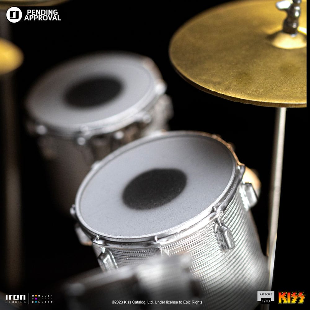 Kiss Art Scale Statue 1/10 Peter Criss Limited Edition 22 cm