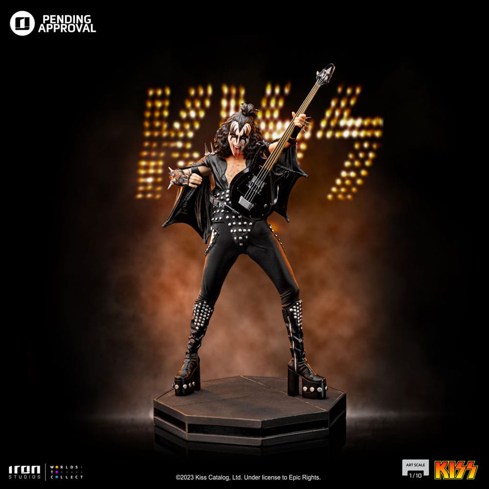 Kiss Art Scale Statue 1/10 Gene Simons Limited Edtition 26 cm