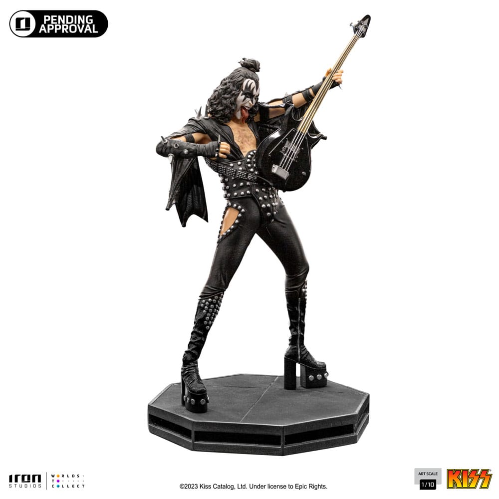 Kiss Art Scale Statue 1/10 Gene Simons Limited Edtition 26 cm