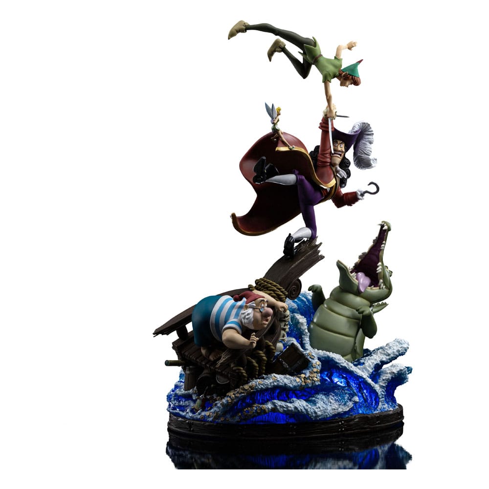 Disney Deluxe Art Scale Statue 1/10 Peter Pan vs. Hook 42 cm
