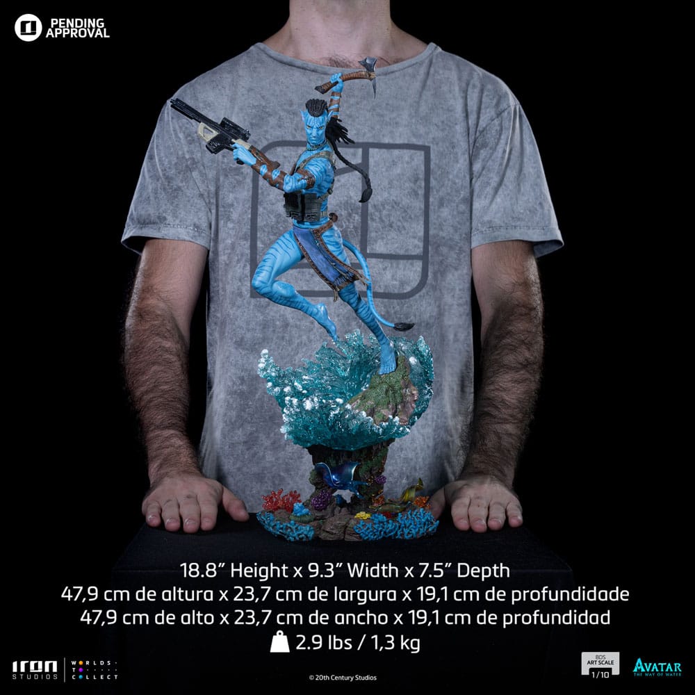 Avatar: The Way of Water BDS Art Scale Statue 1/10 Lizard 21 cm