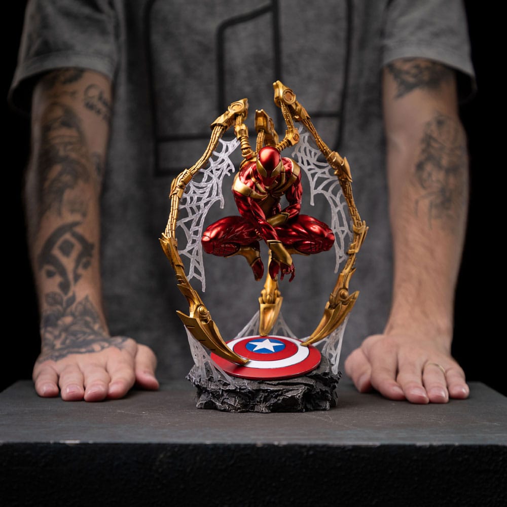 Marvel Art Scale Deluxe Statue 1/10 Spider-Man Iron Armor Comics (CCXP Exclusive 2024) 24 cm