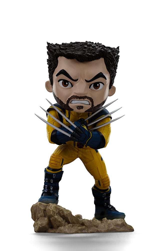 Deadpool & Wolverine Mini Co. PVC Figure Deadpool and Wolverine set Unmasked 14 cm