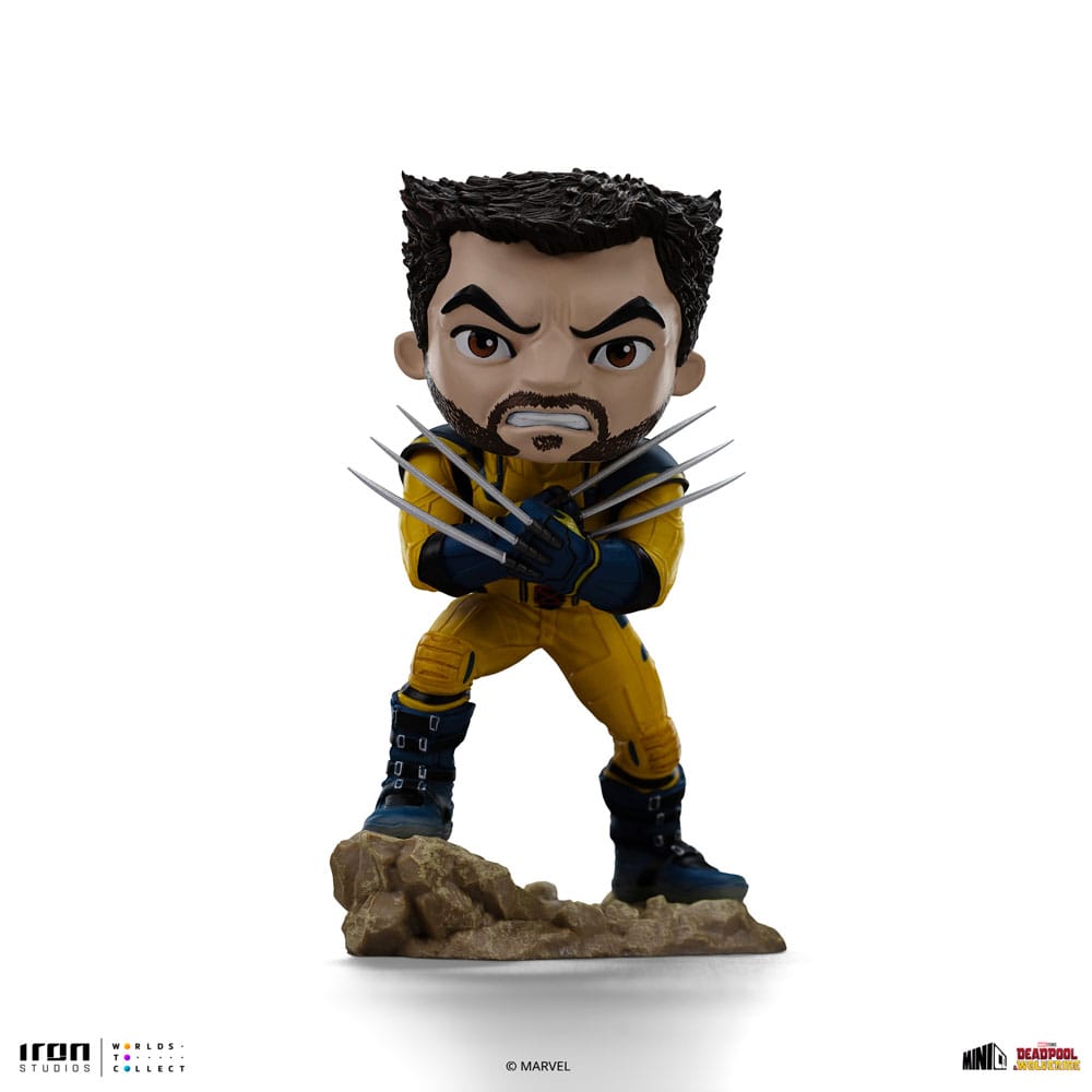 Deadpool & Wolverine Mini Co. PVC Figure Deadpool and Wolverine set Unmasked 14 cm