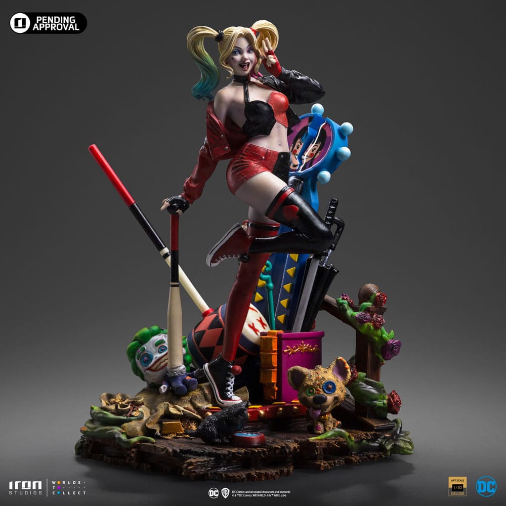 Statua Deluxe Art Scale DC Comics 1/10 Harley Quinn (Gotham City Sirens) 22 cm