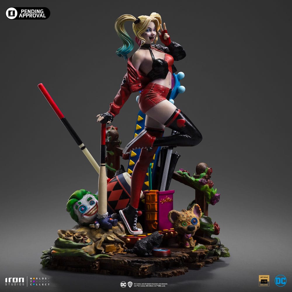 Statua Deluxe Art Scale DC Comics 1/10 Harley Quinn (Gotham City Sirens) 22 cm