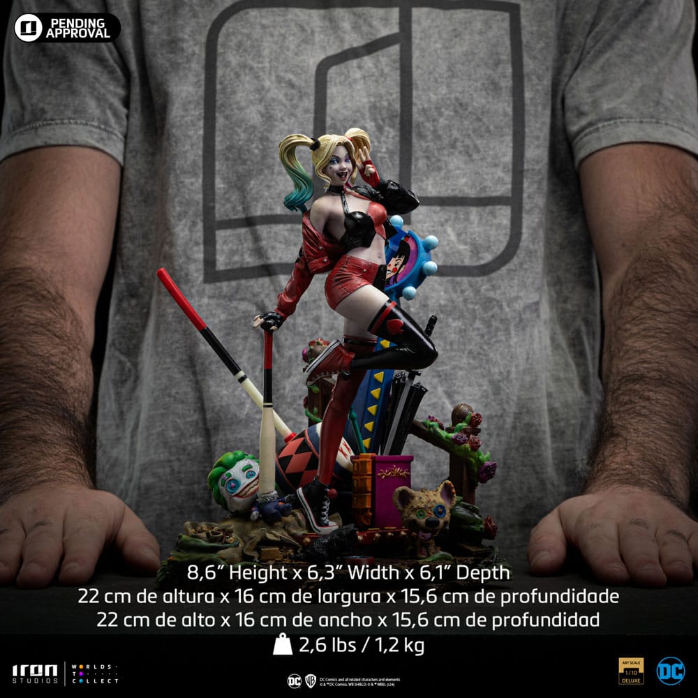 Statua Deluxe Art Scale DC Comics 1/10 Harley Quinn (Gotham City Sirens) 22 cm