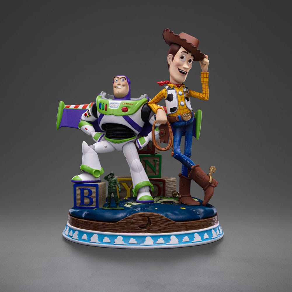 Toy Story Deluxe 1/10 Buzz &amp; Woody Art Scale Statue 38cm
