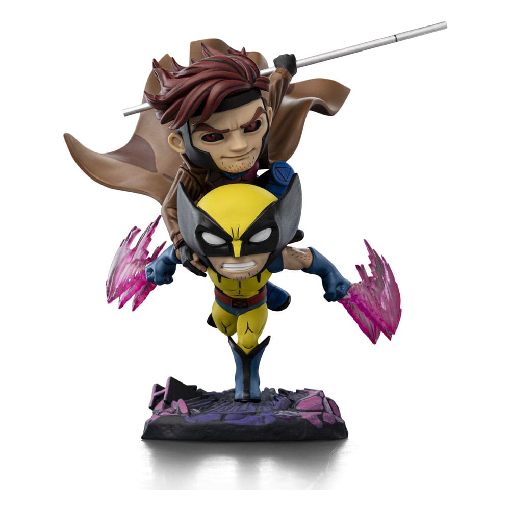X-Men 97 Mini Co. PVC Figure Gambit e Wolverine 23 cm