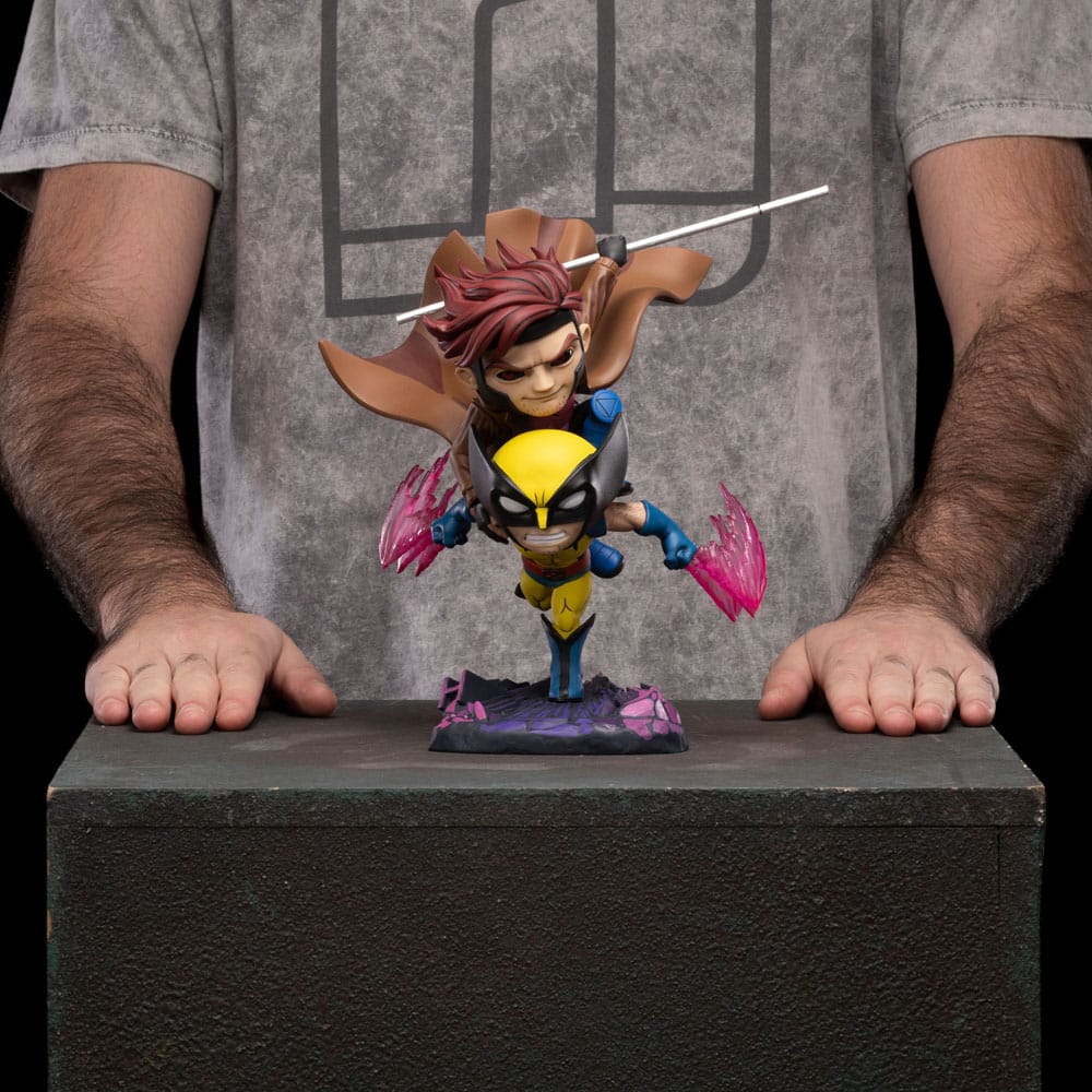 X-Men 97 Mini Co. PVC Figure Gambit e Wolverine 23 cm