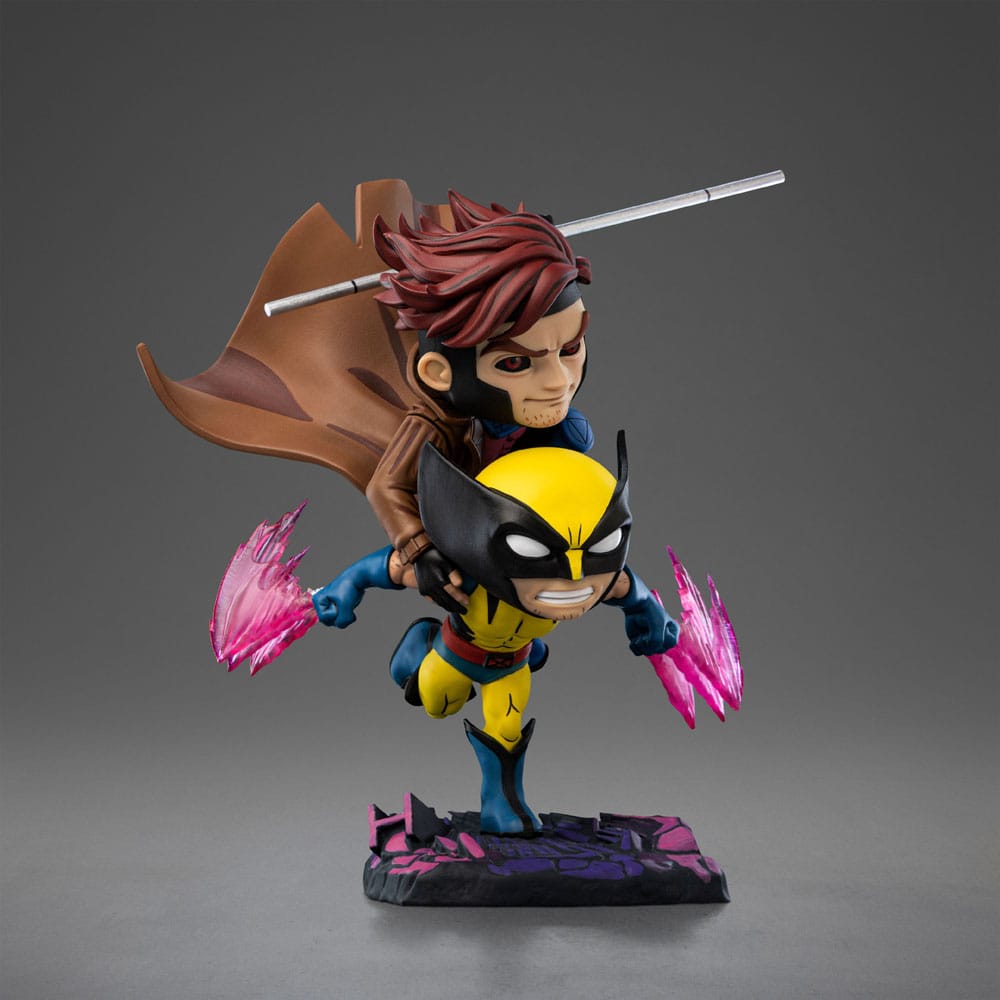 X-Men 97 Mini Co. PVC Figure Gambit e Wolverine 23 cm