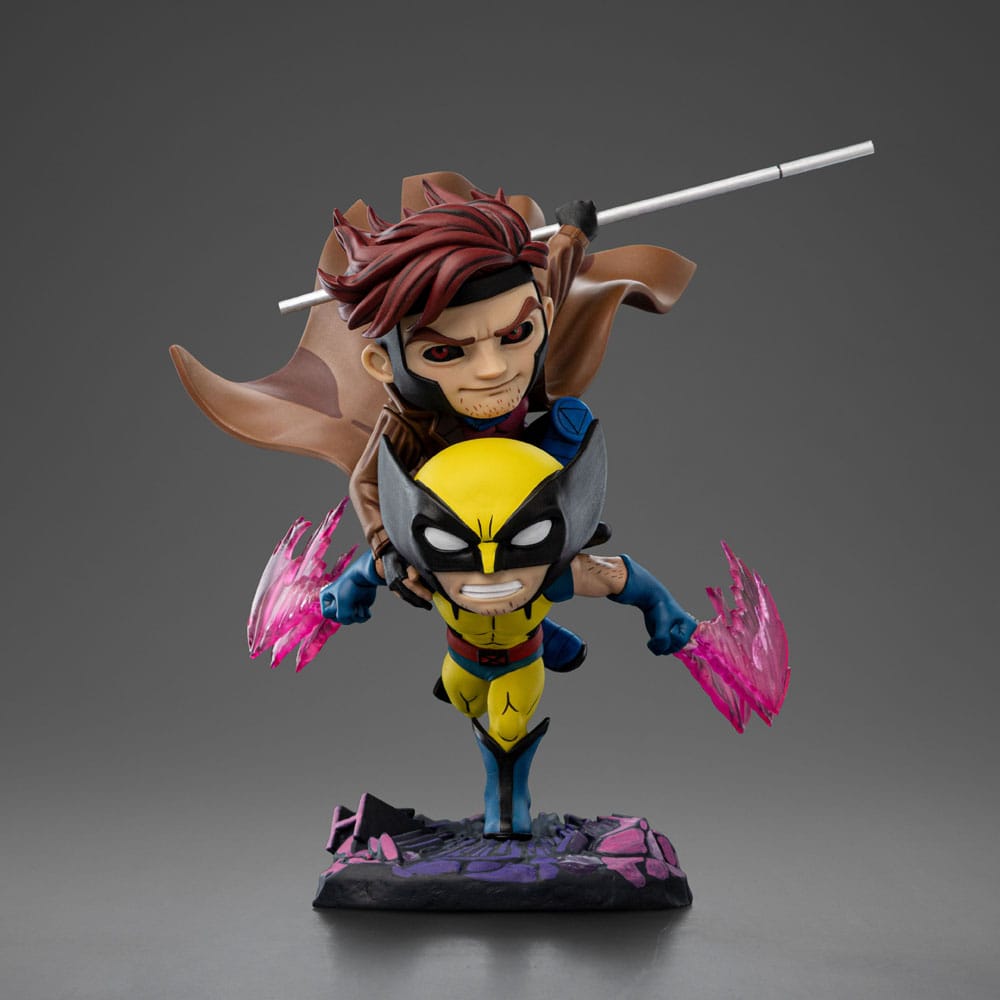 X-Men 97 Mini Co. PVC Figure Gambit e Wolverine 23 cm