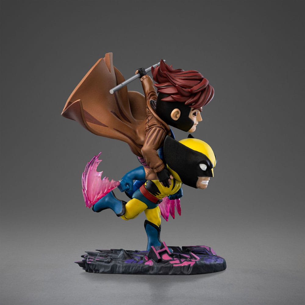 X-Men 97 Mini Co. PVC Figure Gambit e Wolverine 23 cm