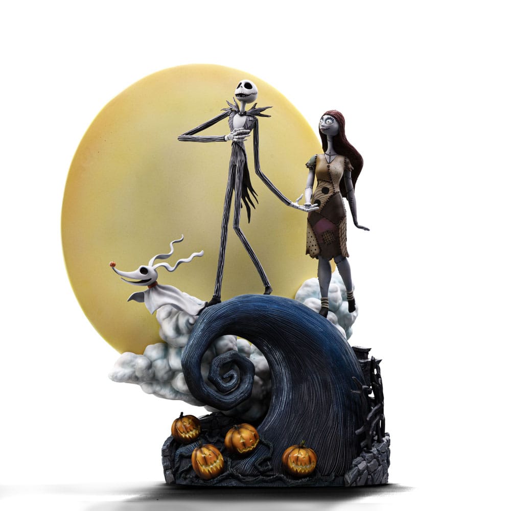 Nightmare Before Christmas Deluxe Art Scale Statue 1/10 Jack and Sally 39cm