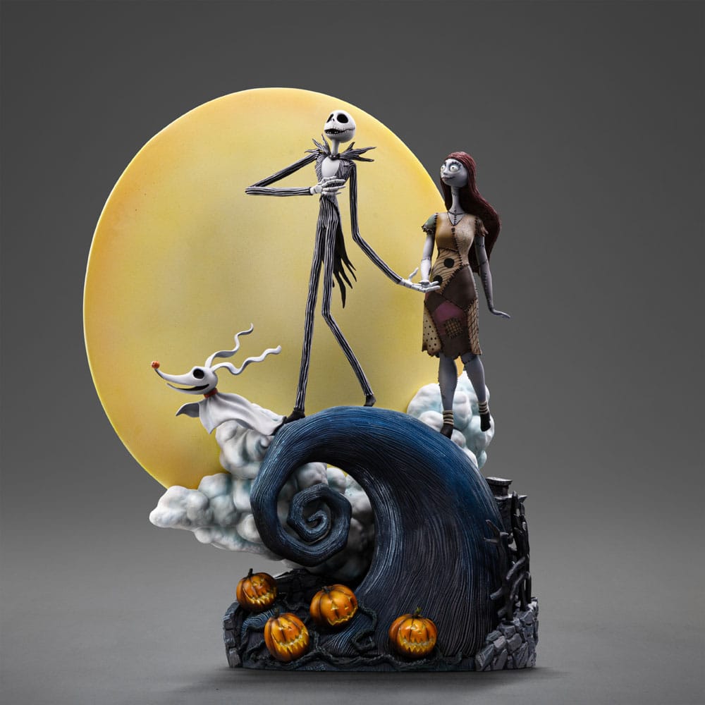 Nightmare Before Christmas Deluxe Art Scale Statue 1/10 Jack and Sally 39cm