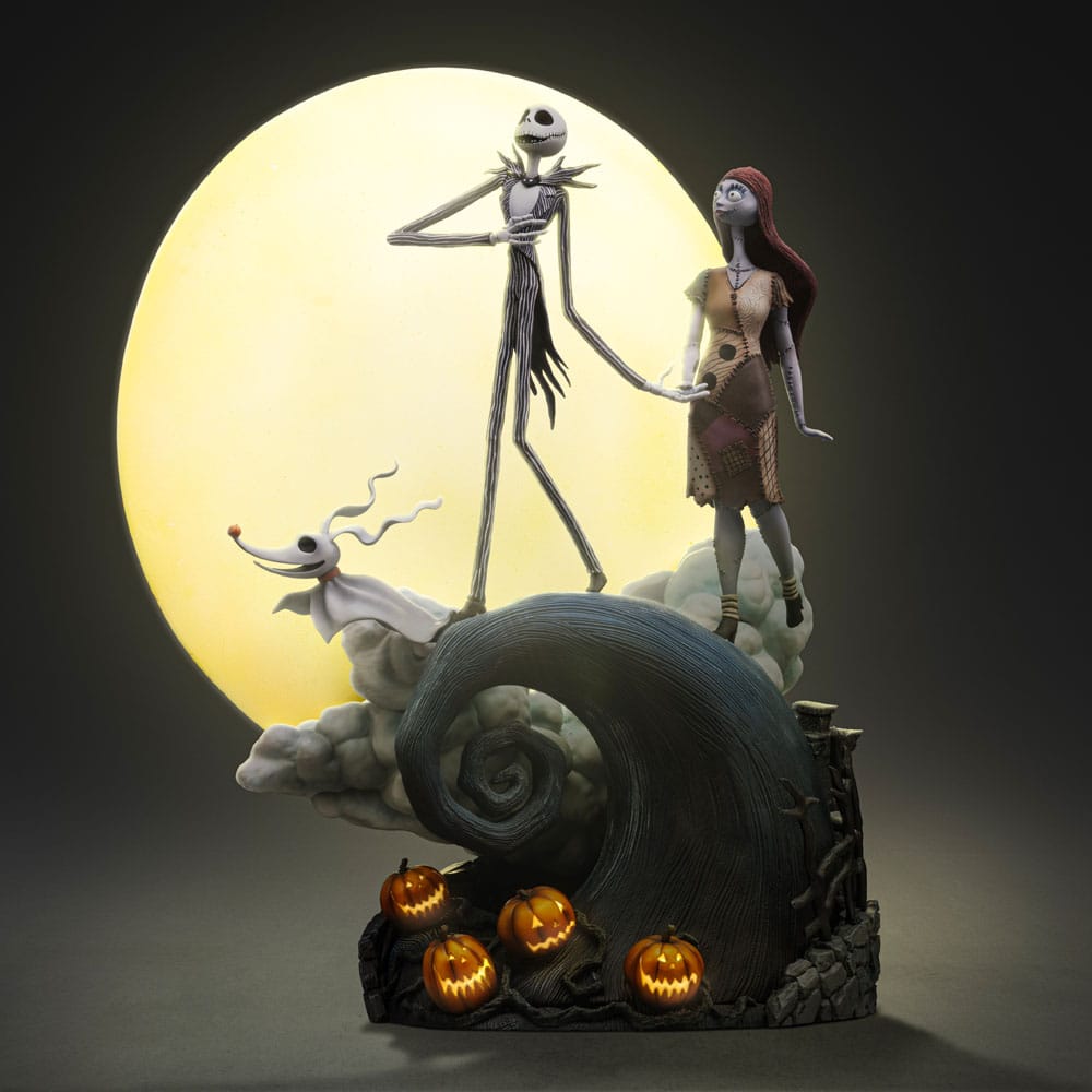 Nightmare Before Christmas Deluxe Art Scale Statue 1/10 Jack and Sally 39cm