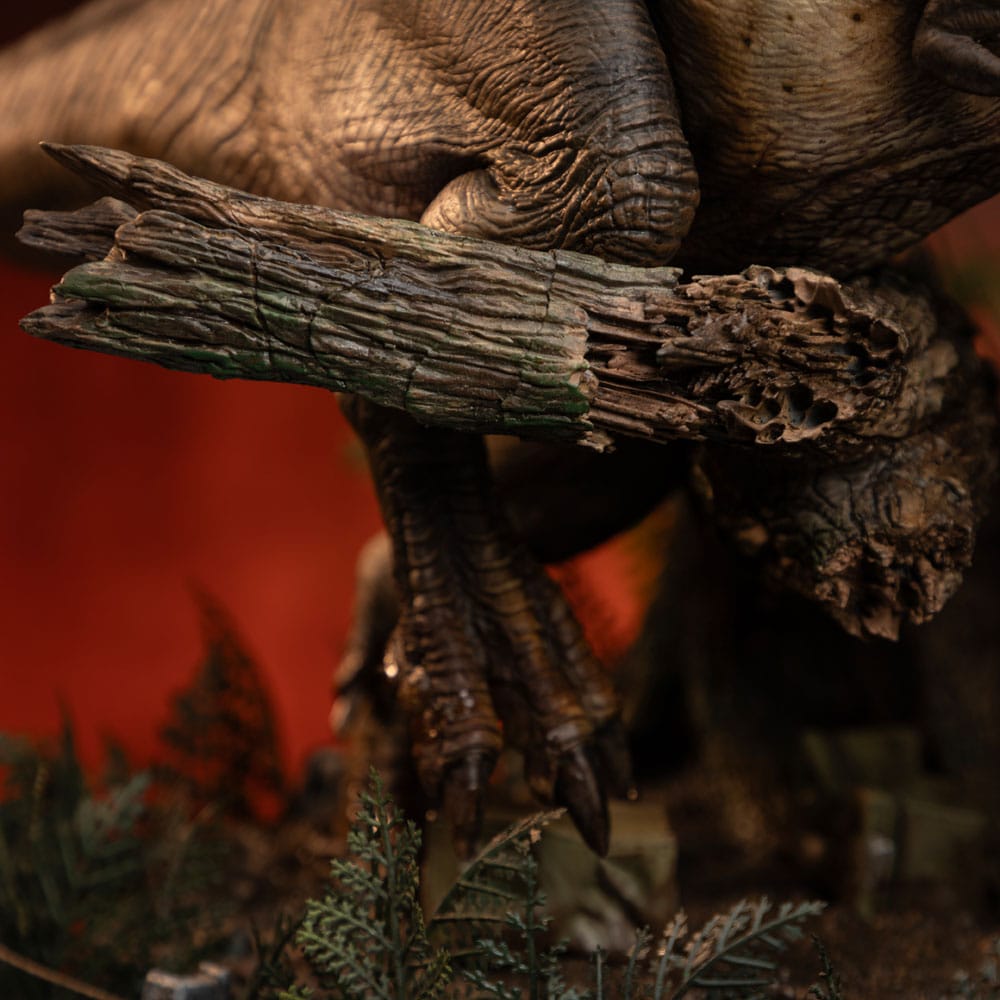 Jurassic Park Demi Art Scale Statue 1/20 T-Rex Chase 30cm