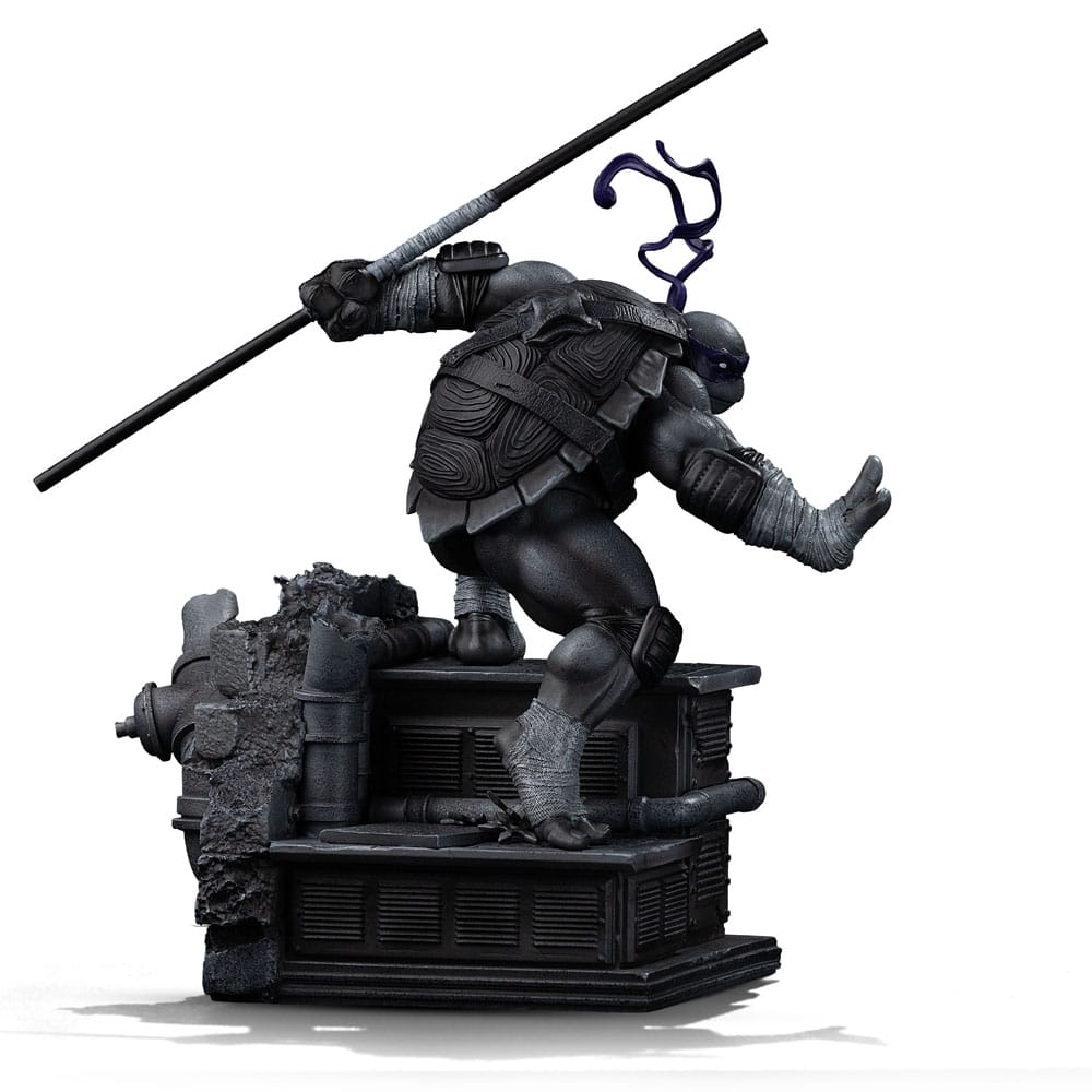 Teenage Mutant Ninja Turtles Art Scale Statue 1/10 Donatello Black and White Variant 26 cm heo exclusive