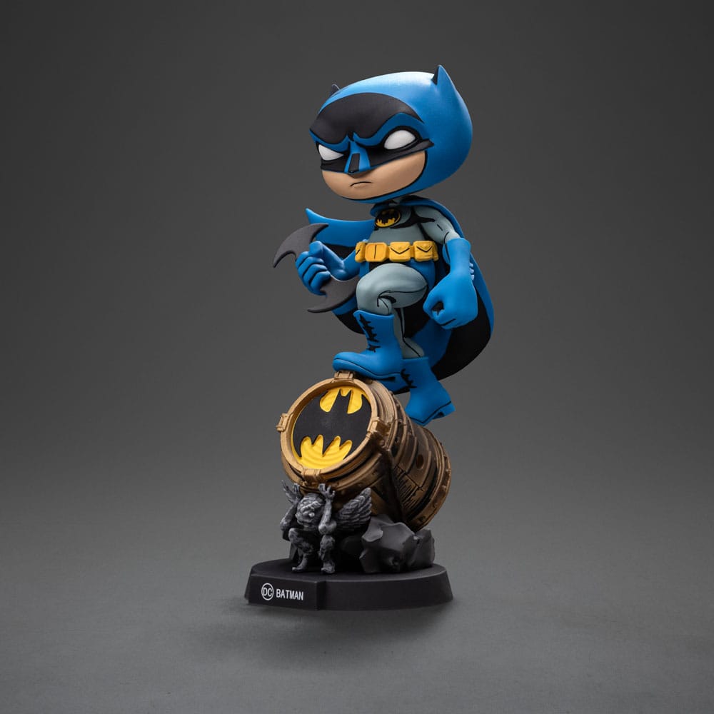 Batman Mini Co. PVC Figure Batman on Bat-Signal (Blue Variant) 15 cm