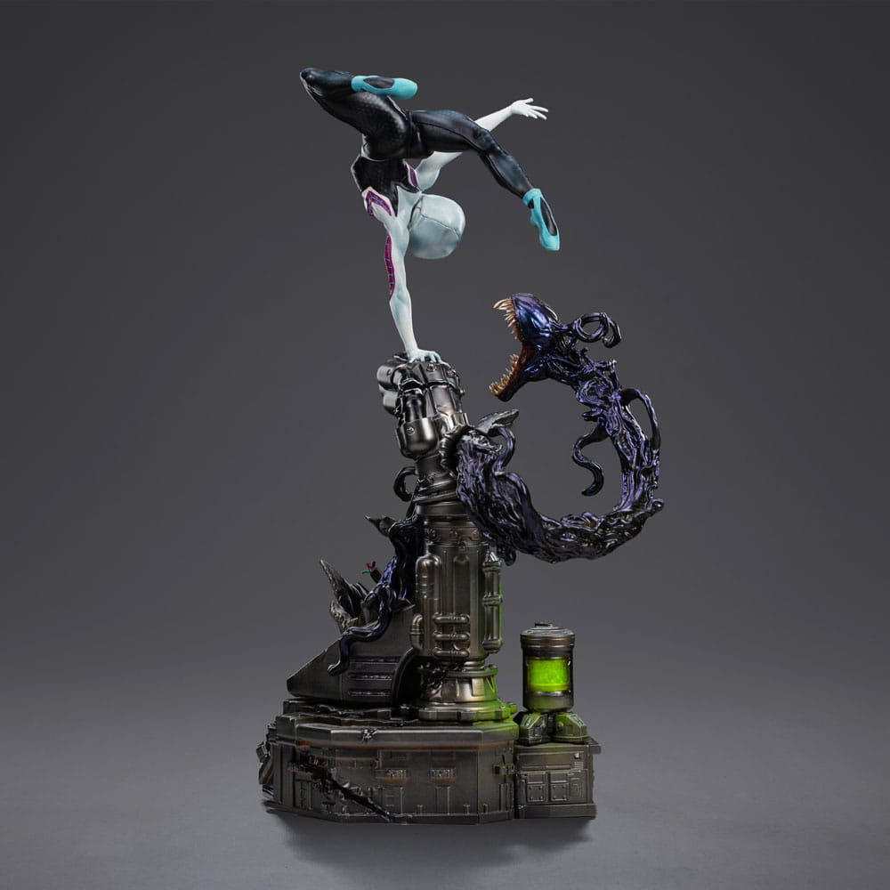 Spider-Man vs Villains Art Scale Statue 1/10 Ghost Spider Diorama  34 cm