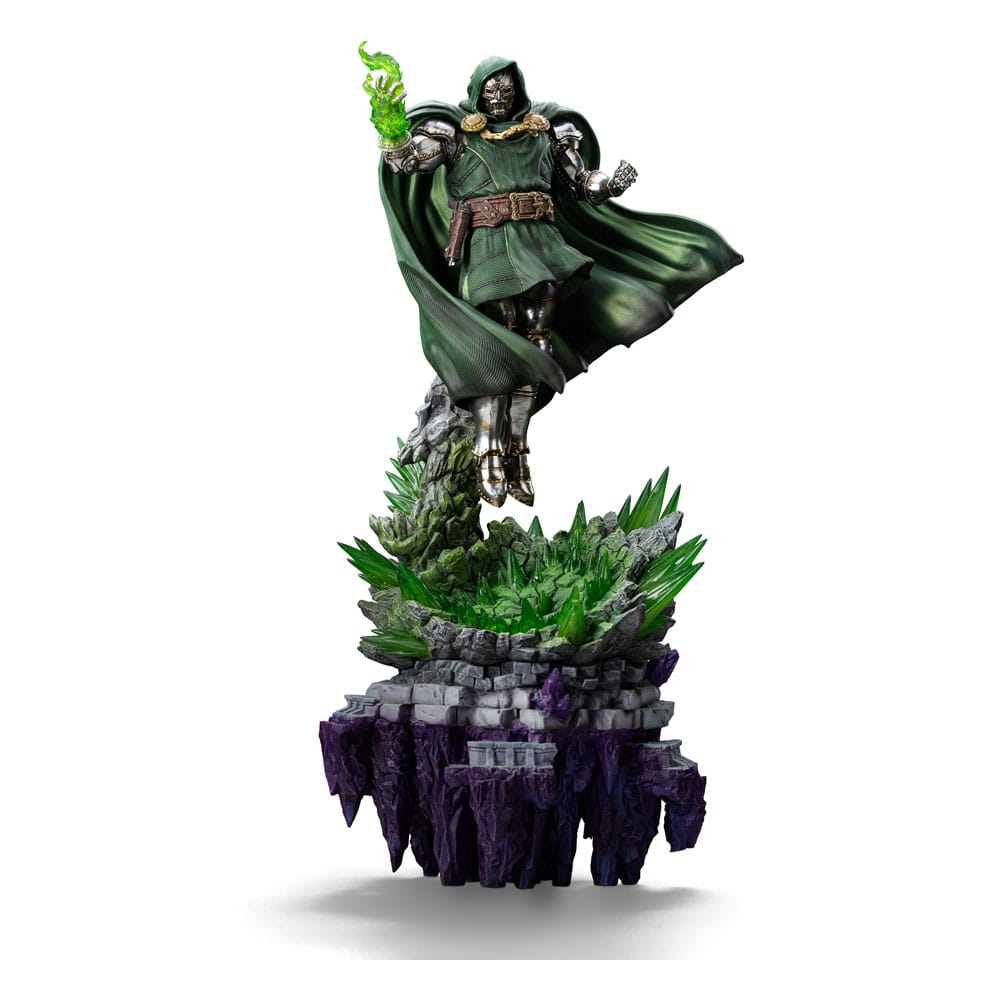 Statua Diorama Marvel Legends The Infinity Gauntlet 1/10 Doctor Doom Deluxe Edition 42 cm