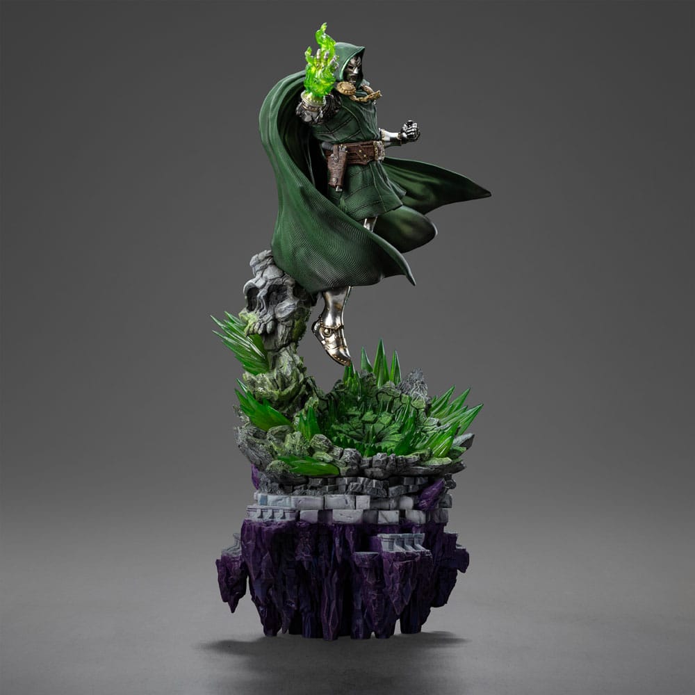 Statua Diorama Marvel Legends The Infinity Gauntlet 1/10 Doctor Doom Deluxe Edition 42 cm