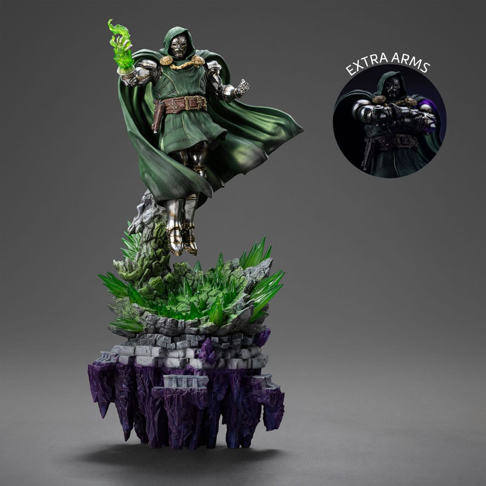 The Infinity Gauntlet Marvel Legends Diorama Statue 1/10 Doctor Doom Deluxe Edition 42 cm